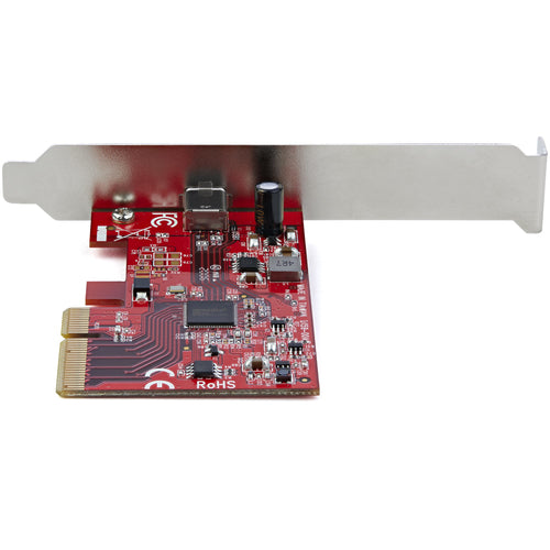 StarTech.com 1-Port USB 3.2 Gen 2x2 PCIe Card - USB-C SuperSpeed 20Gbps PCI Express 3.0 x4 Host Controller Card - USB Type-C PCIe Add-On Adapter Card - Expansion Card - Windows & Linux StarTech.com 1-Port USB 3.2 Gen 2x2 PCIe Card - USB-C SuperSpeed 20Gbps PCI Express 3.0 x4 Host Controller Card - USB Type-C PCIe Add-On Adapter Card - Expansion Card - Windows & Linux